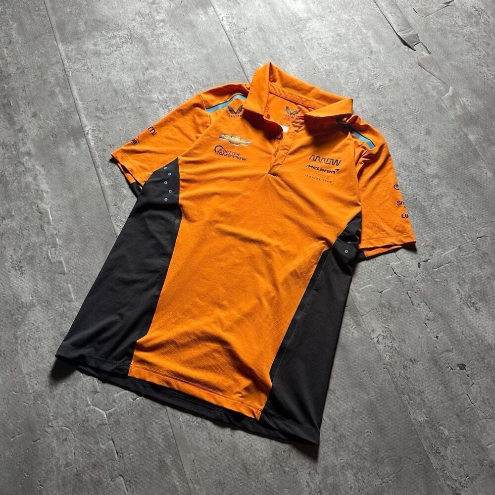 men's size small Castore ArrowMcLaren IndyCar Team polo shirt